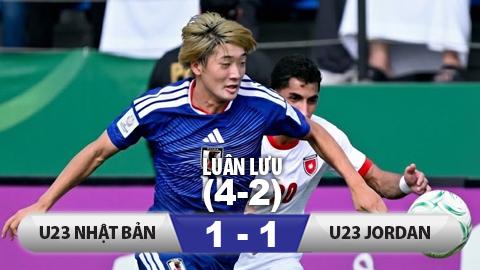 Kết quả U23 Nhật Bản 1-1 U23 Jordan (luân lưu: 4-2): Thủ môn Araki đưa U23 Nhật Bản vào bán kết